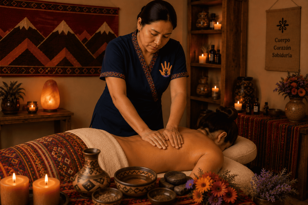 "Inca Healing Ritual at Namaste Masajes Spa Cusco 2026 — hot stones and Andean oils exclusive to Body Spa"