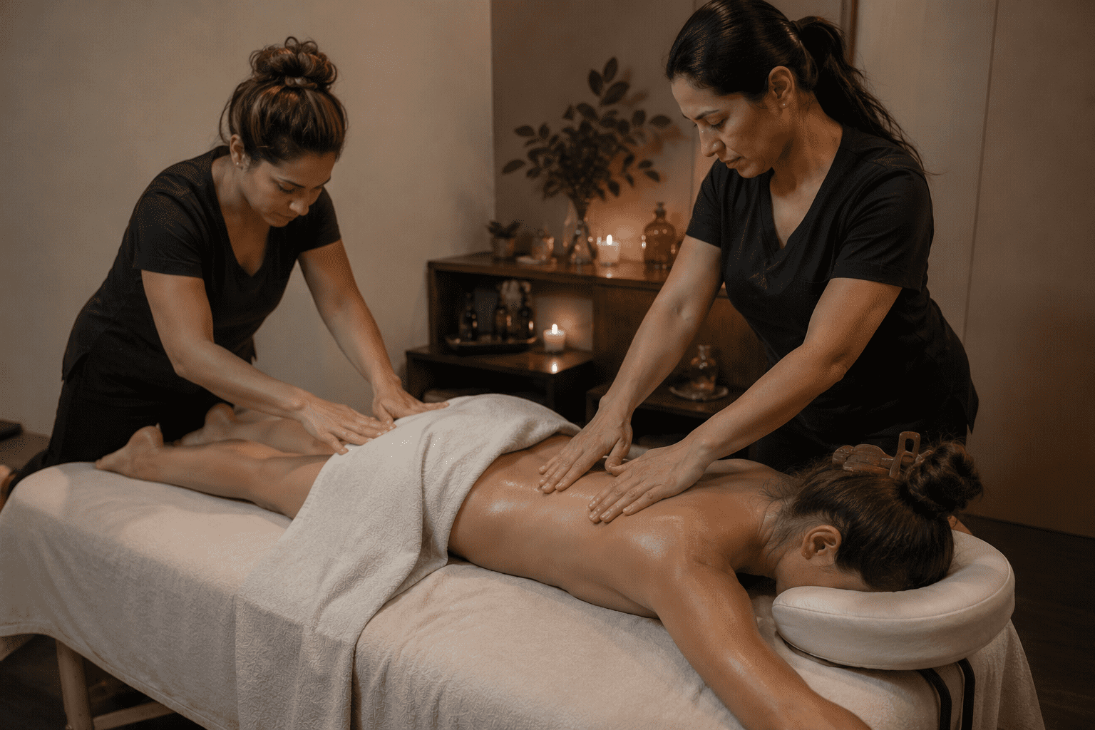 Massages in Cusco — Body Spa professional therapist treating a traveler