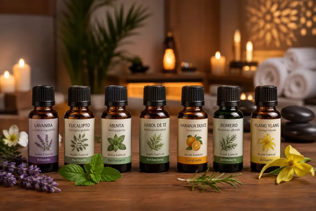 shiatsu massage Cusco - aromatherapy oils and balms